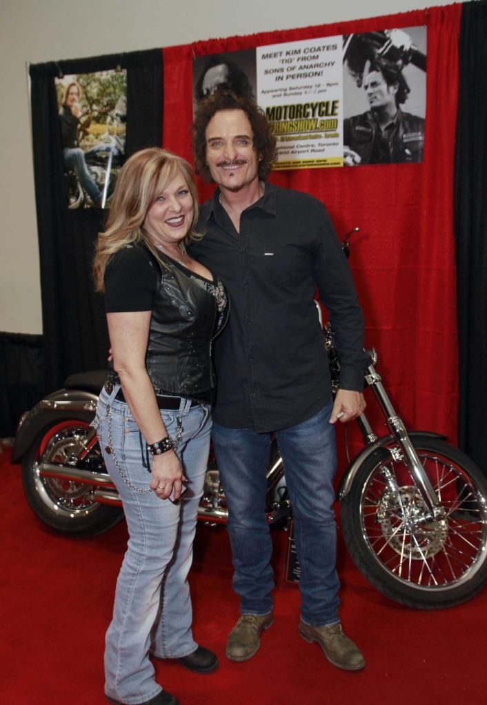 Kim Coates meets biker chick Pina B.