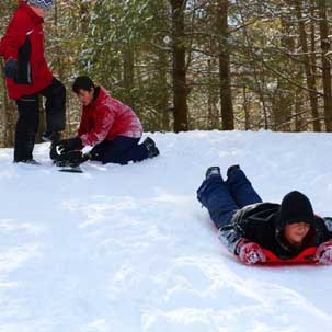 Winter at Bayview Wildwood Resort