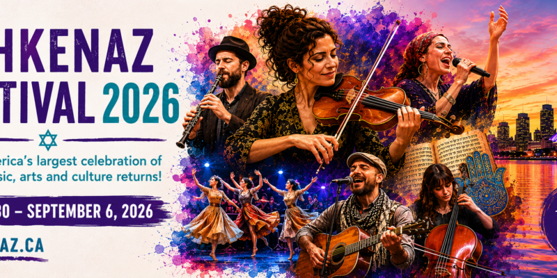 Ashkenaz Festival, North America's largest celebration of Jewish music, arts and culture returns!