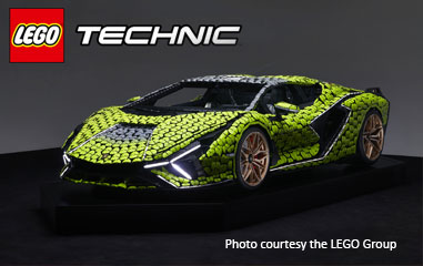 Life-Sized Lego® Lamborghini at Canadian International Autoshow