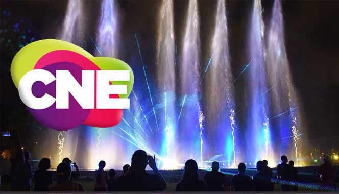 New Vegas-Style Waterfront Fountain Show