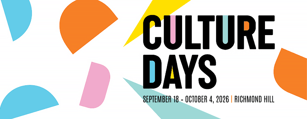 Celebrate Arts and Community at Richmond Hill Culture Days