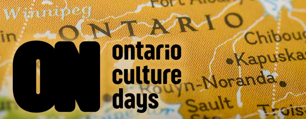 Ontario Culture Days: A Month-Long Celebration of Arts and Culture