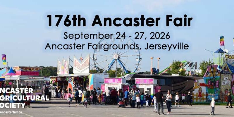 Celebrate Tradition and Community at the 176th Ancaster Fair
