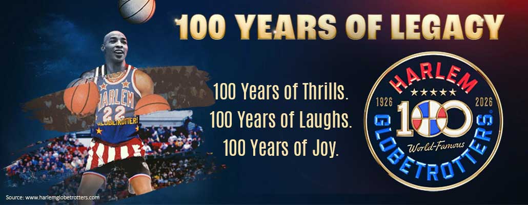 The Harlem Globetrotters 100 Year Tour The Harlem Globetrotters 100 Year Tour