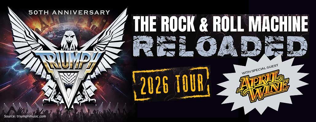 Triumph Rocks Ontario on The Rock & Roll Machine Reloaded Tour