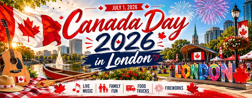 Canada Day 2026 in London: Downtown Fun, Food Trucks and Fireworks