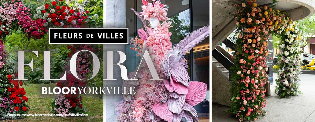 Fleurs de Villes FLORA Brings Spring Couture to Life in Yorkville