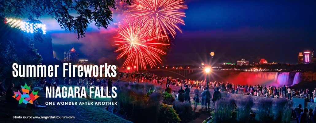 Niagara Falls Fireworks Series Lights Up the Night Sky