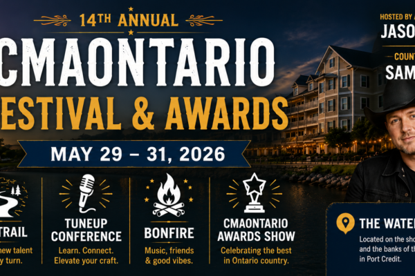 14th Annual CMAOntario Festival & Awards 2026 - Port Credit