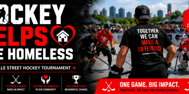 Hockey Helps the Homeless Oakville Street Hockey Tournament