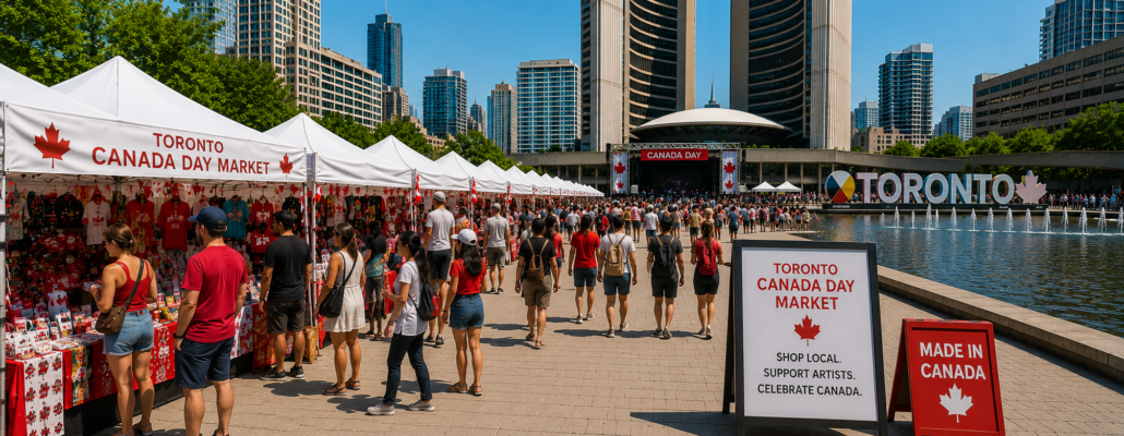 Toronto Canada Day Market, Nathan Phillips Square