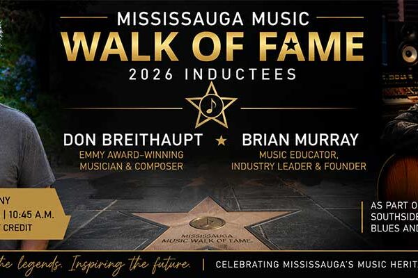 Mississauga Music Walk of Fame Honours Two Canadian Music Leaders
