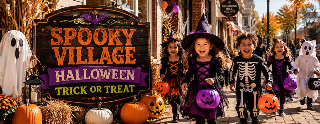 Spooky Village Halloween Trick or Treat