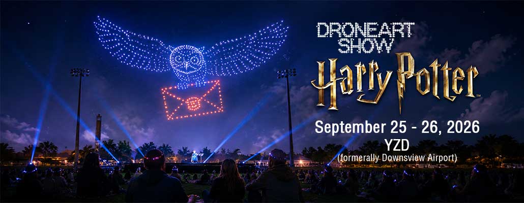 Harry Potter DroneArt Show Brings Wizarding Magic to Toronto This September 2026