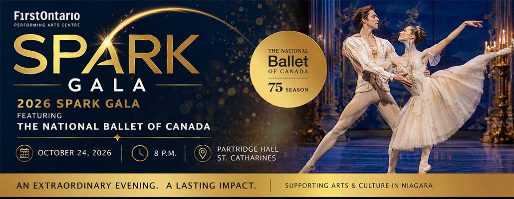 FirstOntario Performing Arts Centre 2026 SPARK Gala, in support of Niagara art programs