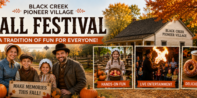Step Back in Time at the Black Creek Pioneer Village Fall Festival