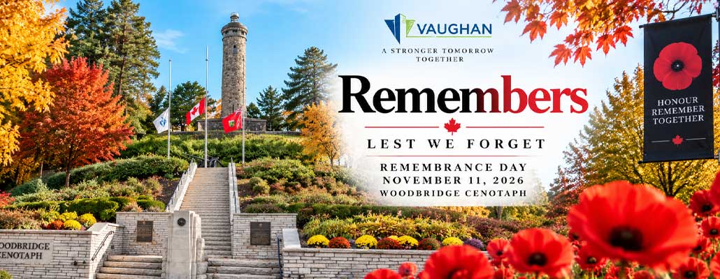 Vaughan Remembrance Day Ceremony 2026 in Woodbridge